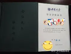 西南财经大学毕业证书图片